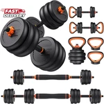 Feierdun Adjustable Dumbbells, 20/30/40/45/70/90LBS Free Weight Set With Connect. Fixed Price $116.54.
