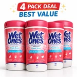 Wet Ones Antibacterial Hand Wipes Fresh Scent 40 Count 6 Pack Hypoallergenic. Fixed Price $25.95.