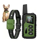 Yfyyf HQ01 Dog Training Collar, Vibration Control Method, Green. Fixed Price $35.00.