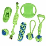 7 Pack Dog Rope Puppy Chew Tug Set Dental Cleaning For Small Medium. Fixed Price $18.99.