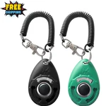 Pet Training Clicker With Wrist Strap For Dogs - 2 Pack (black & Bluegreen). Fixed Price $9.99.