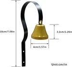 2PCS Metal Doorbell, Shopkeepers Doggy Training Wall Mounted For Hom.... Fixed Price $26.07.