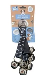 Nice Paws Potty Time Door Bells, Training Chew Resistant Adjustable Black. Fixed Price $9.99.