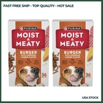 Purina Moist & Meaty Dry Dog Food, Soft Beef Burger With Cheddar Cheese, 72 Pack. Fixed Price $34.37.
