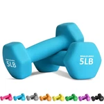 Balelinko Home Gym 5LB Blue Weights For Strength Training, Pilates, Yoga. Fixed Price $51.78.