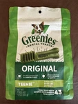 Greenies Original Teenie Natural Dental Dog 12 Oz Pack (43 Treats). Fixed Price $15.99.
