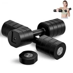 Adjustable Dumbbell Set 4-IN-1 Home Gym Weights Anti-slip Handle Fitness. Fixed Price $44.99.