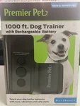 Premier Pet 1000FT Dog Trainer With Rechargeable Battery (GDT00-17994). Fixed Price $29.86.