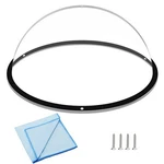 Hicaptain Dog Fence Window With Cleaning Cloth, 12.5" Acrylic Dome Dia. Fixed Price $34.23.