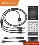 High-efficiency Shock Collar Charger For Multiple Dog Training Brands 5-IN-1. Fixed Price $10.98.
